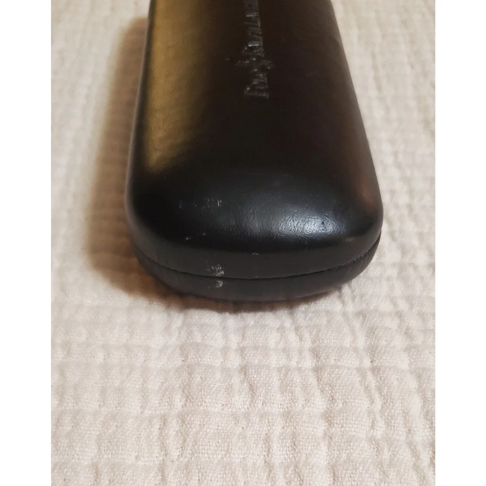 Vintage Polo Ralph Lauren Black Hard Clam Shell Sun/Eyeglass Case